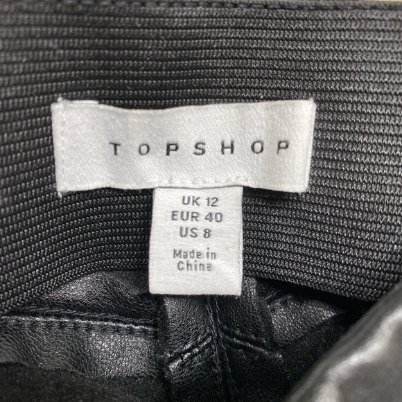Top shop Leather Pants - Picture 2 of 6
